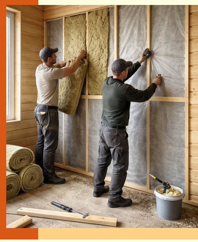 Утепление дома из минибруса в Костомукше: комплексные теплоизоляционные работы